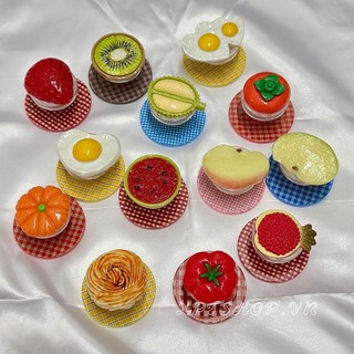 Fruit Series ขายึดแม่เหล็กสําหรับขาตั้งโทรศัพท์กาวยืดวงเล็บถุงลมนิรภัย