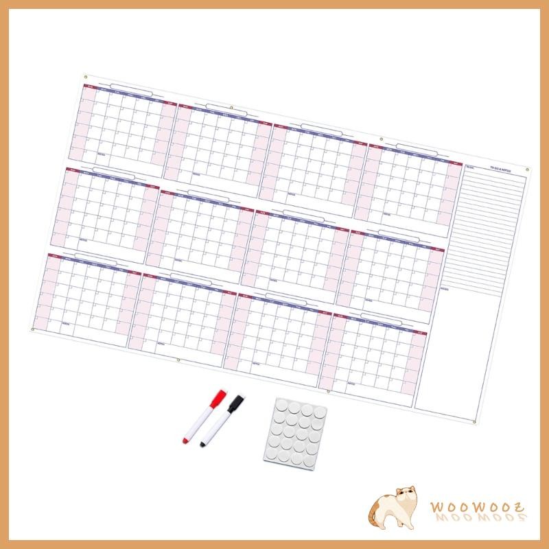 WOW 2026 Yearly Planner ปฏิทิน Family Home Planner Calender ปฏิทินลบได้