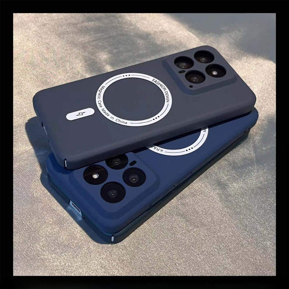 ชาร์จแม่เหล็ก Skin-touch Hard Case สําหรับ Xiaomi 13 Mi14 Mi11 Mi12 12T Mi 13T Pro ฝาครอบโทรศัพท์ Xiaomi 14 13 Ultra กรณี