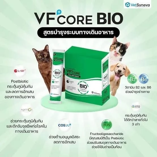 VF+core ขนมเลีย แมวและสุนัข ดูแลเลือด วิตามินรวม thumbnail 9