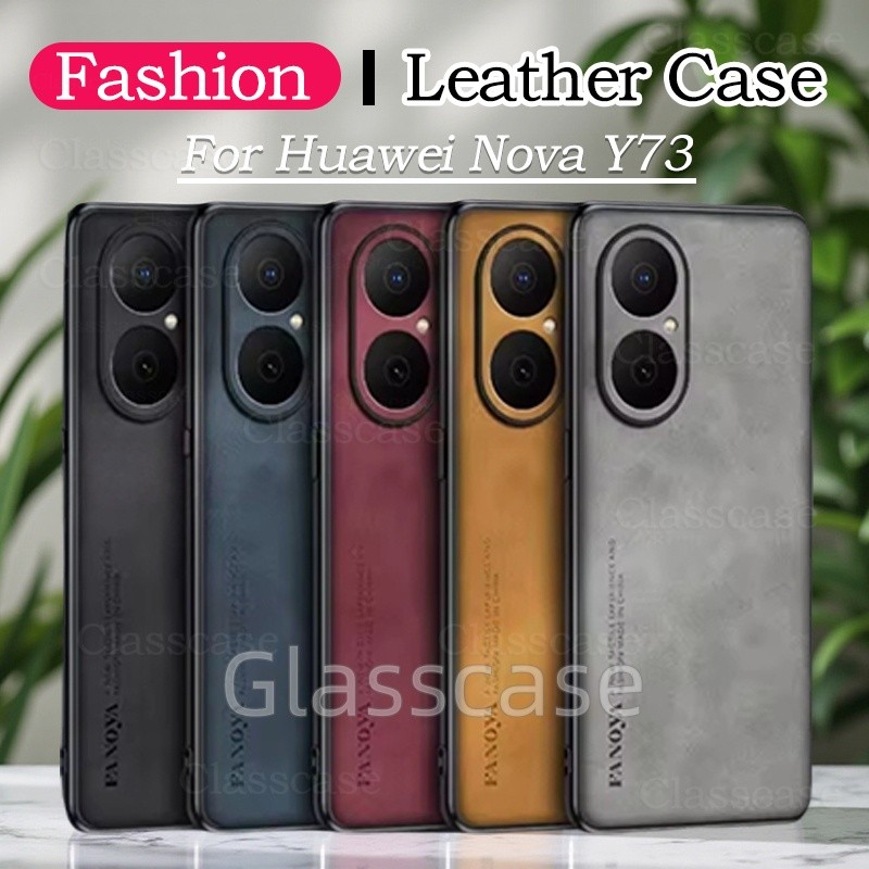 Huawei Nova Y73 2025 สําหรับ Huawei Nova Y73 Y 73 NovaY73 HuaweiNovaY73 หนังแกะหนังเคสโทรศัพท์ป้องกั