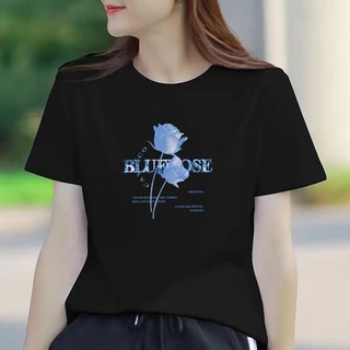 เสื้อยืดแขนสั้นสีขาวจากผ้าฝ้ายแท้ สวมใส่ง่ายและคล่องตัว เหมาะสำหรับฤดูร้อน
