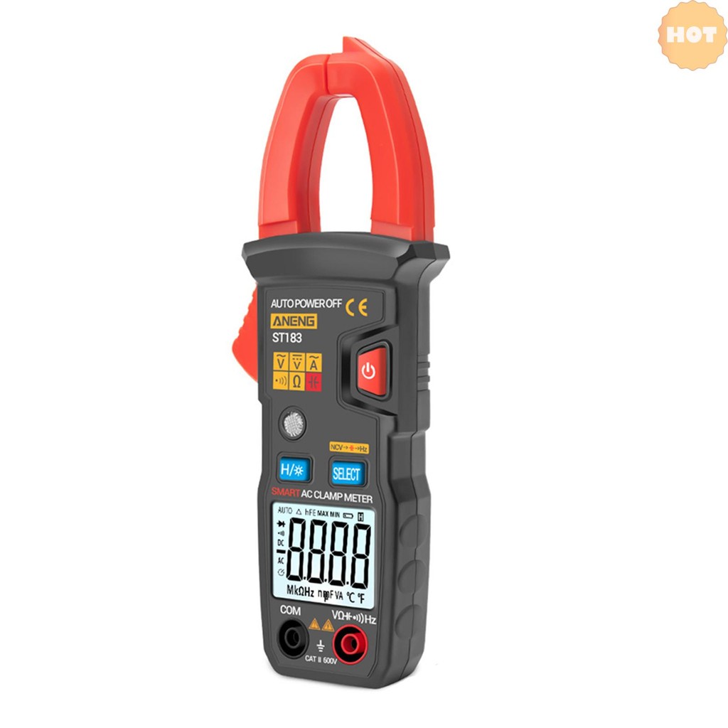 [2025 ใหม่] ANENG ST183 6000 นับดิจิตอล AC Current Clamp Meter 600A ช่วงมัลติมิเตอร์อัตโนมัติพร้อม B