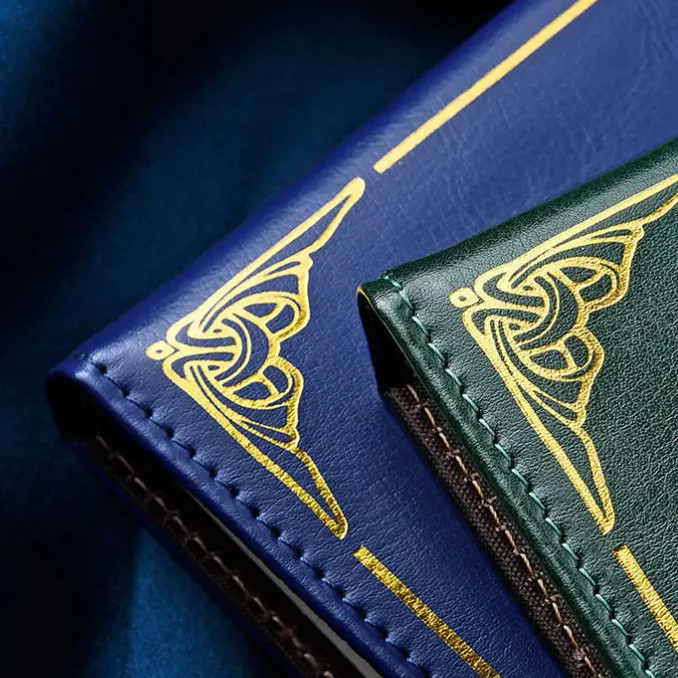 QUICKSHP Toddi Leather Notebook Diary 300 หน้า มีตัวล็อค - JJ-03| |