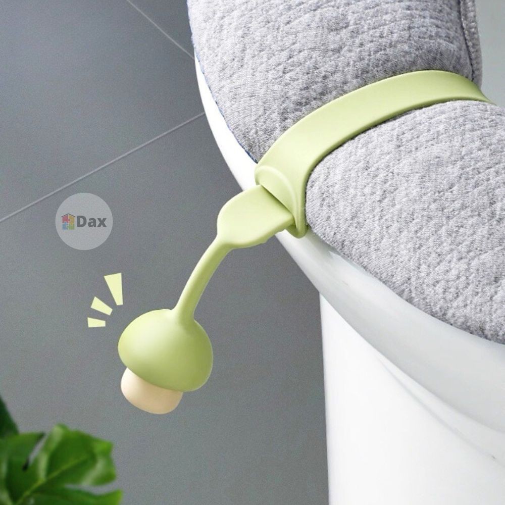 ซิลิโคนยกฝารองชักโครก ที่จับฝาชักโครก ไม่ต้องสัมผัสฝาชักโครกโดยตรง ติดตั้งง่าย ไม่ต้องใช้อุปกรณ์ น้ำหนักเบา