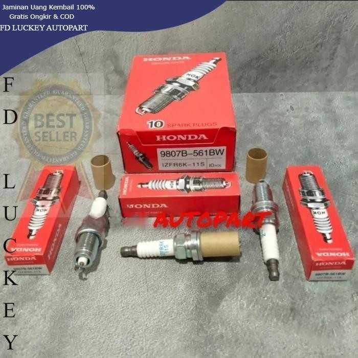 หัวเทียนอิริเดียมสําหรับ honda jazz rs freed mobilio brv brio IZFR6K-11S
