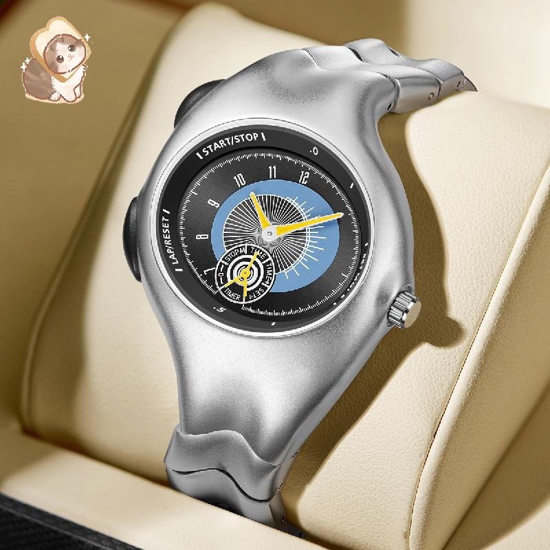 Twist Watch Y2k นาฬิกาผู้ชาย Retro Trend บุคลิกภาพกีฬา