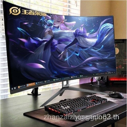 SF 27/32 นิ้ว HD 4K โค้งจอคอมพิวเตอร์ 24 นิ้ว 144Hz LCD Monitor 2K เกมคอนโซล