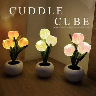 Tulip Nightlight/Bedroom/Bedhead/Sleep/Internet Celebrity/Atmosphere/Decoration/Creative Women/Desk Lamp/Birthday Gift/Premium 郁金香小夜灯-287