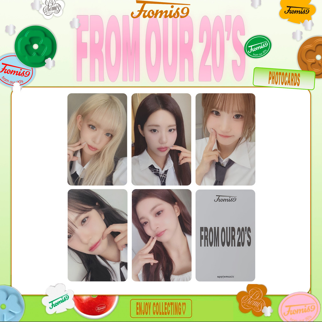 5-8 ชิ้น ais_9 จากเรา 20 การ์ด Lomo Supersonic อัลบั้ม Photocards Lee Sae Rom Song Ha Young Ji Won C