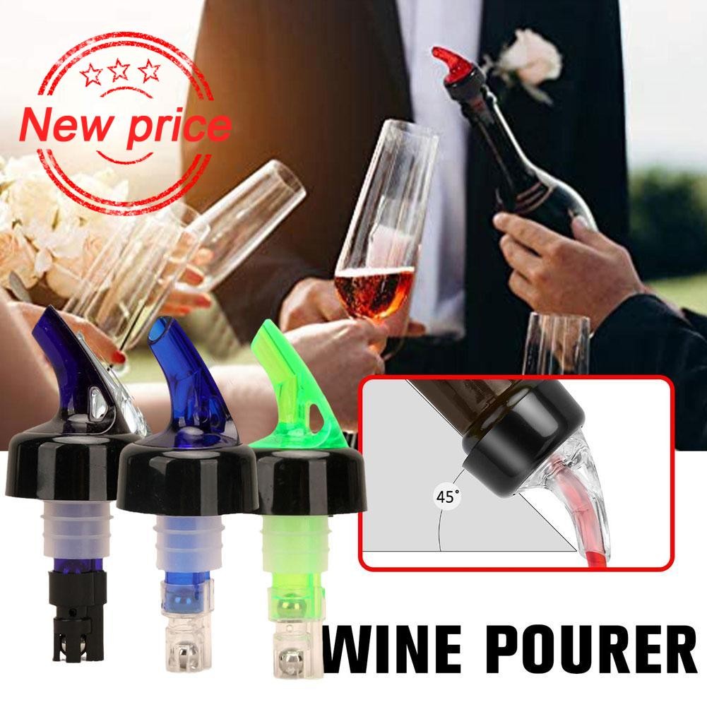 20/30ml วัด Pourer Whisky เหล้าไวน์ Pour ฟรี Flow Spout Bar ในครัวเรือนเชิงปริมาณสีแดง J7i7