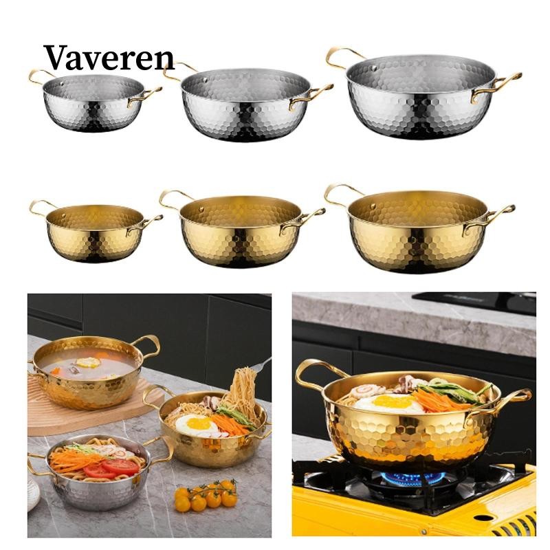 [Vaveren] Korea Ramen Pot เครื่องครัวหม้อบะหมี่กึ่งสําเร็จรูปเกาหลีสําหรับปิกนิกที่บ้าน