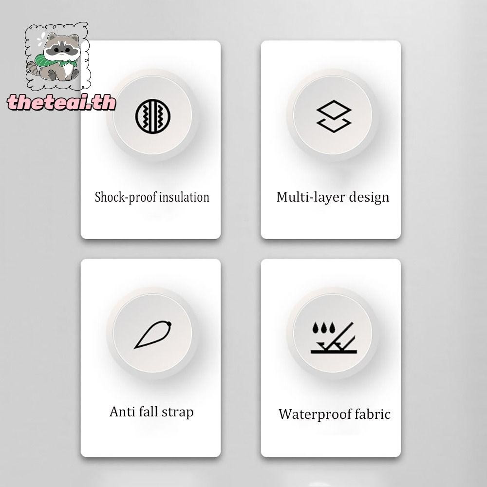 กระเป๋าเก็บของคอนโซลเกม THETEAI, กระเป๋าป้องกัน RG40XX V กันน้ําป้องกันการตก, เกมมัลติฟังก์ชั่นเปลือ