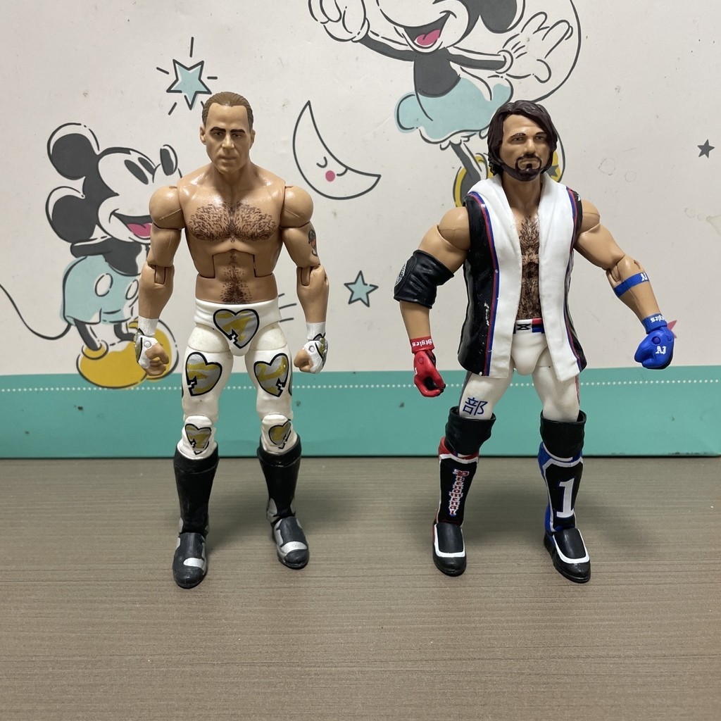 WWE Celebrity Figure HBK Stels Bulk ของแท้เคลื่อนย้ายได้ WWE