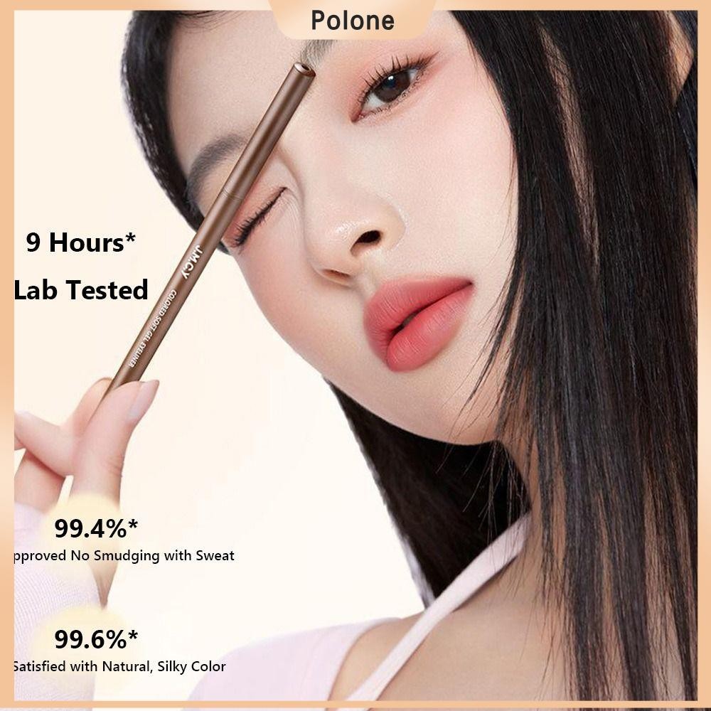POLONE อายไลเนอร์เจลป้องกันรอยเปื้อน Smooth Long-Lasting Ultra-Fine Tip Eyeliner JMCY Ultra-Fine Tip