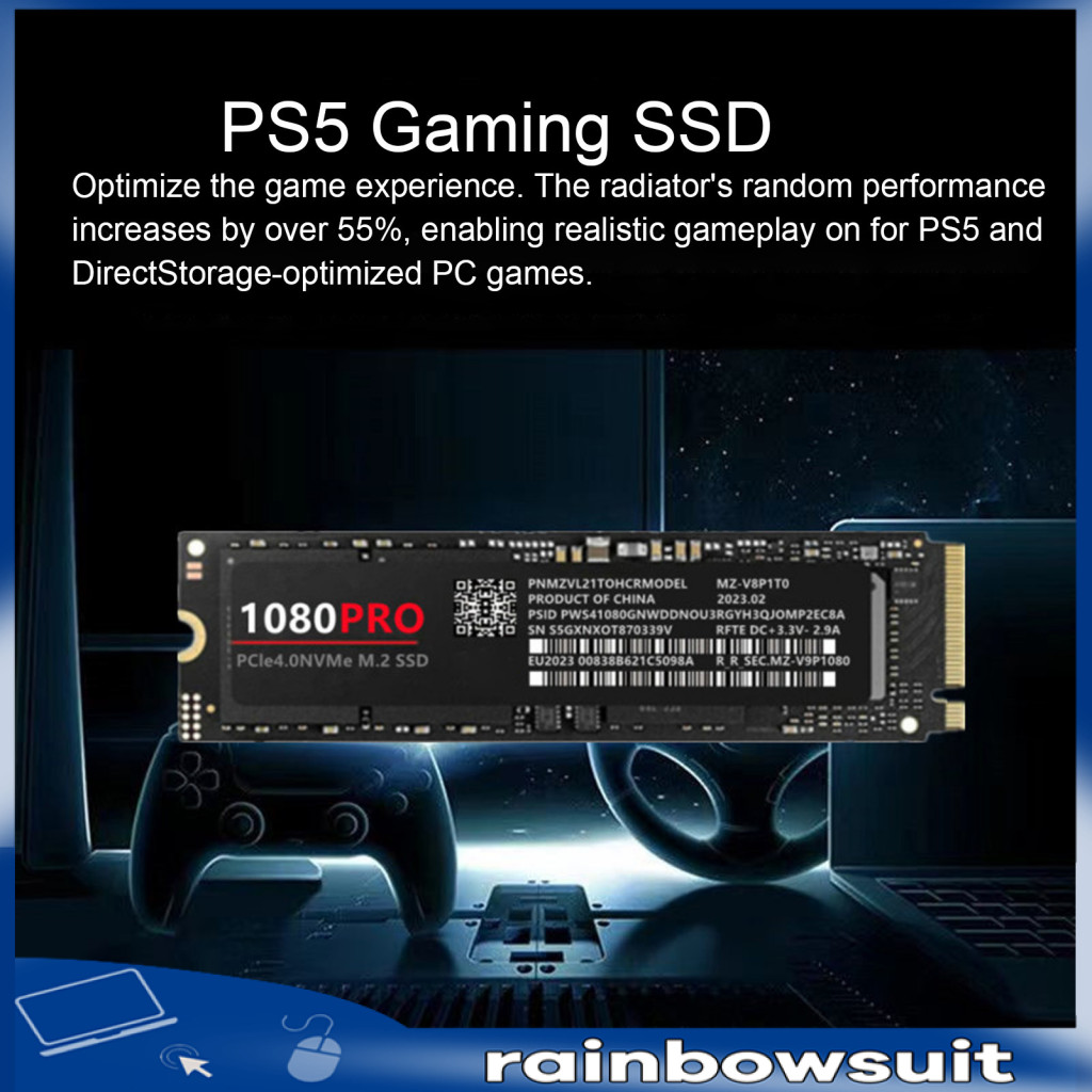 [RB] Solid State Hard Drive Internal Ssd ความเร็วสูง 1tb/2tb/4tb Pcie 4.0 Ssd สําหรับการถ่ายโอนข้อมู