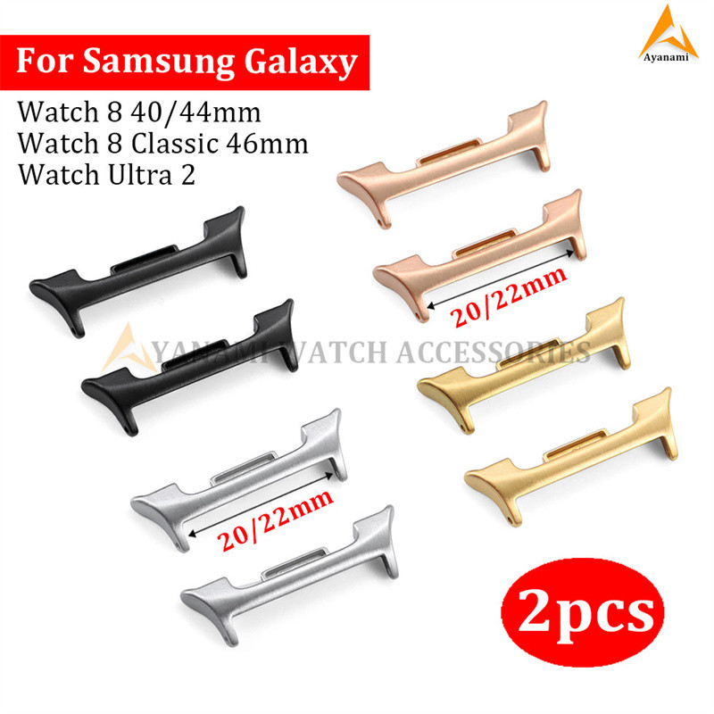 SAMSUNG อะแดปเตอร์สายนาฬิกาสําหรับ Galaxy Watch 8 Classic ขนาด 20/22 มม. สแตนเลส