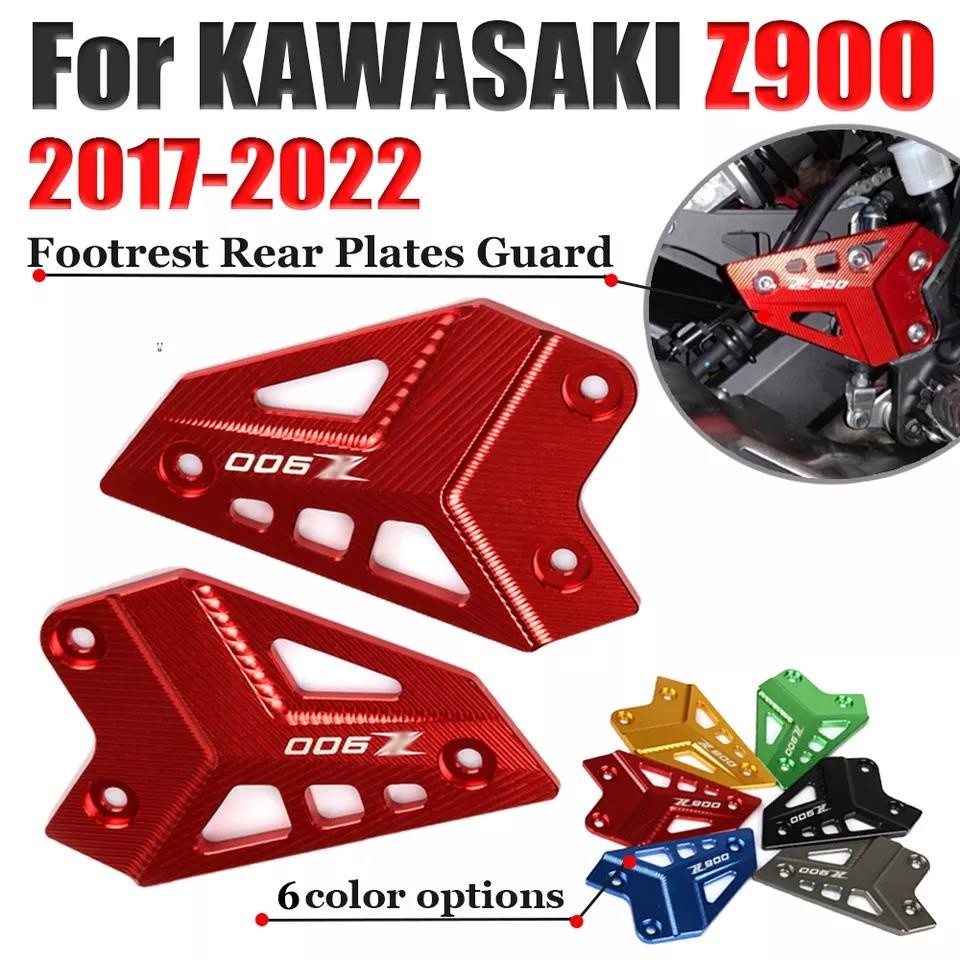 WA For KAWASAKI Z900 Z 900 2017 - 2022 2021 Motorcycle FootPeg Footrest Rear Set Heel Plate Guard Pr