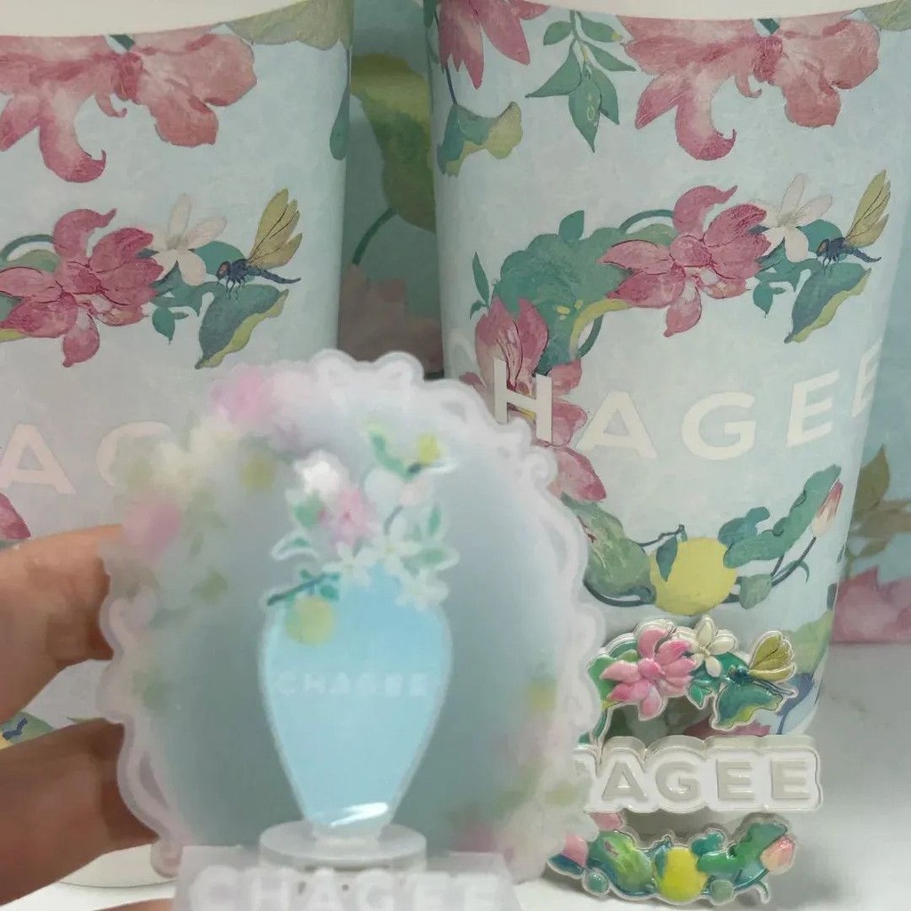 Overlord Tea Ji Zhejiang 3rd Anniversary Limited Badge สติ๊กเกอร์ติดตู้เย็นกระเป๋าสะพายอุปกรณ์ต่อพ่ว