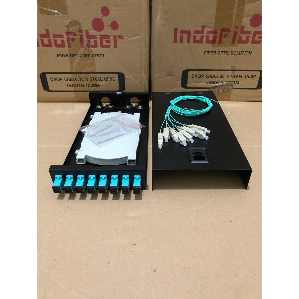 8 core SC Multimode OM3 / mini OTB 8 พอร์ต SC OM3 ครบ