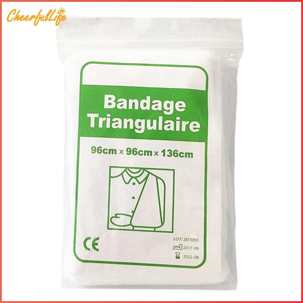 ผ้าพันแผลสามเหลี่ยมสำหรับปฐมพยาบาล การตรึงและการรองรับข้อศอกหรือกระดูกแตกหัก - รูปที่ 3