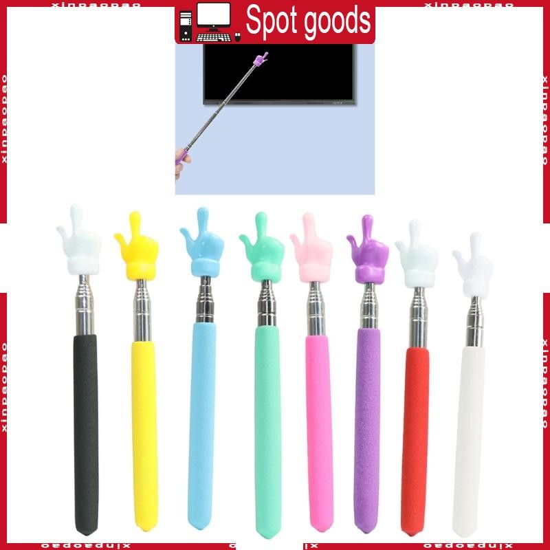 Teacher Pointer with Finger Telescopic Pointer Stick for Classroom