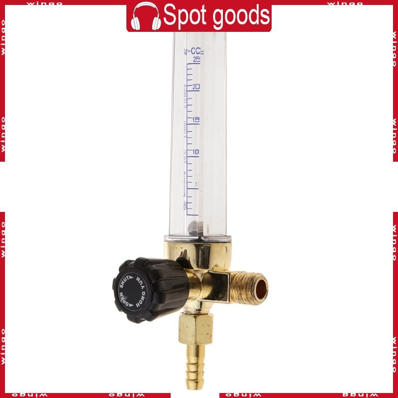 WIN เกจวัดแก๊ส 1 4PT ด้ายอาร์กอน CO2 Mig Tig- Flow Meter เชื่อมอุปกรณ์เสริมสําหรับเครื่องเชื่อมทนทาน