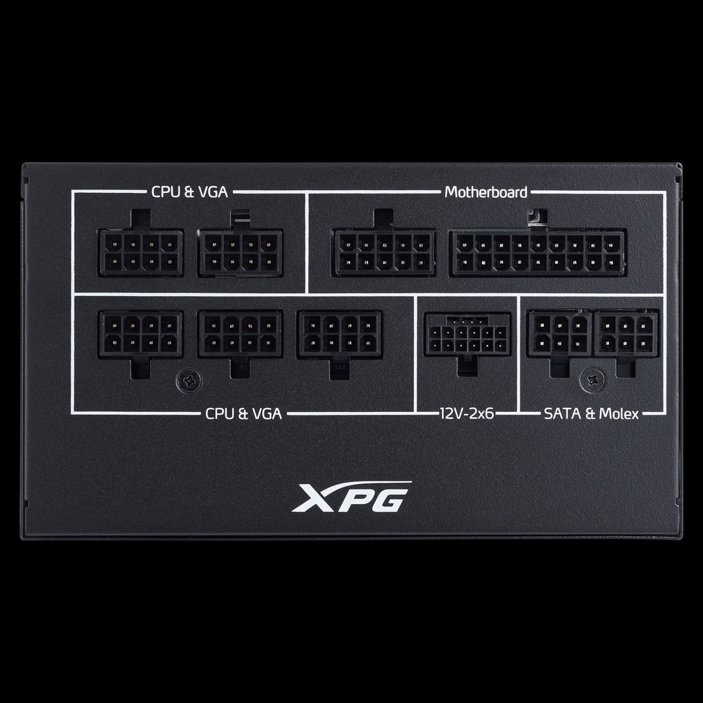 XPG (พาวเวอร์ซัพพลาย) CORE REACTOR II VE 850W (80+ GOLD) BLACK ATX - รูปที่ 3