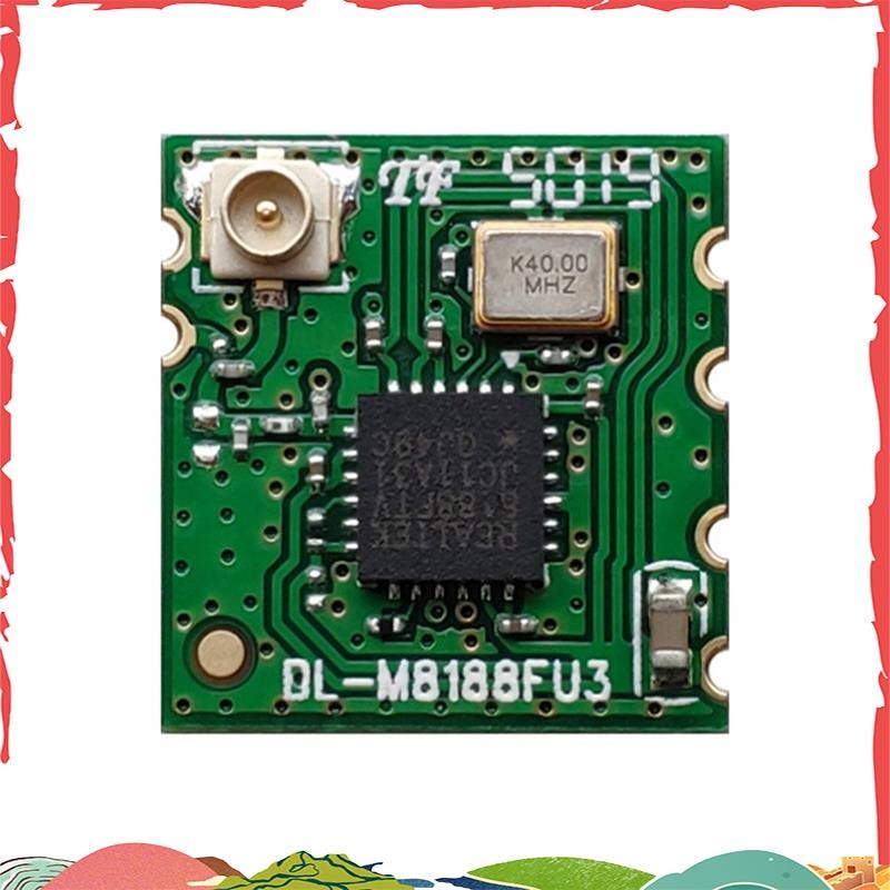 RTL8188FTV โมดูล WIFI ไร้สายพร้อมบล็อกสําหรับ Linux Android อินเทอร์เฟซ USB 2.4GHz BL-M8188FU3