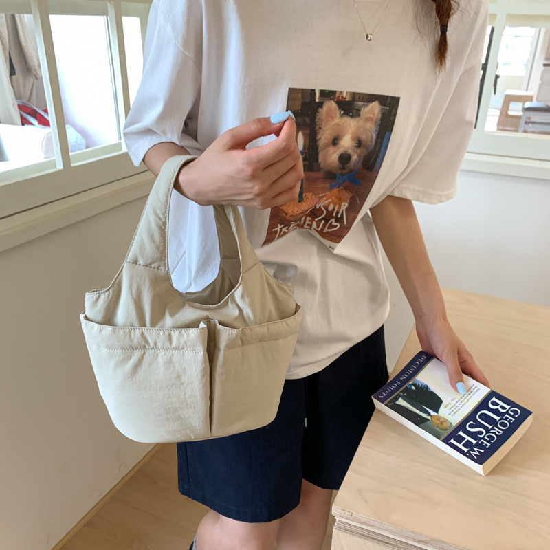 กระเป๋าถังผู้หญิงญี่ปุ่น Tote Bag Multi-Pockets รูปที่ 7