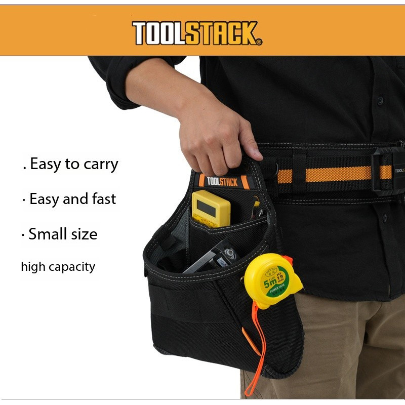 Toolstack คุณภาพสูงทนทาน Oxford กันน้ํา Quick-Hook เอว Toolkit ยูทิลิตี้ Maintenance กระเป๋า