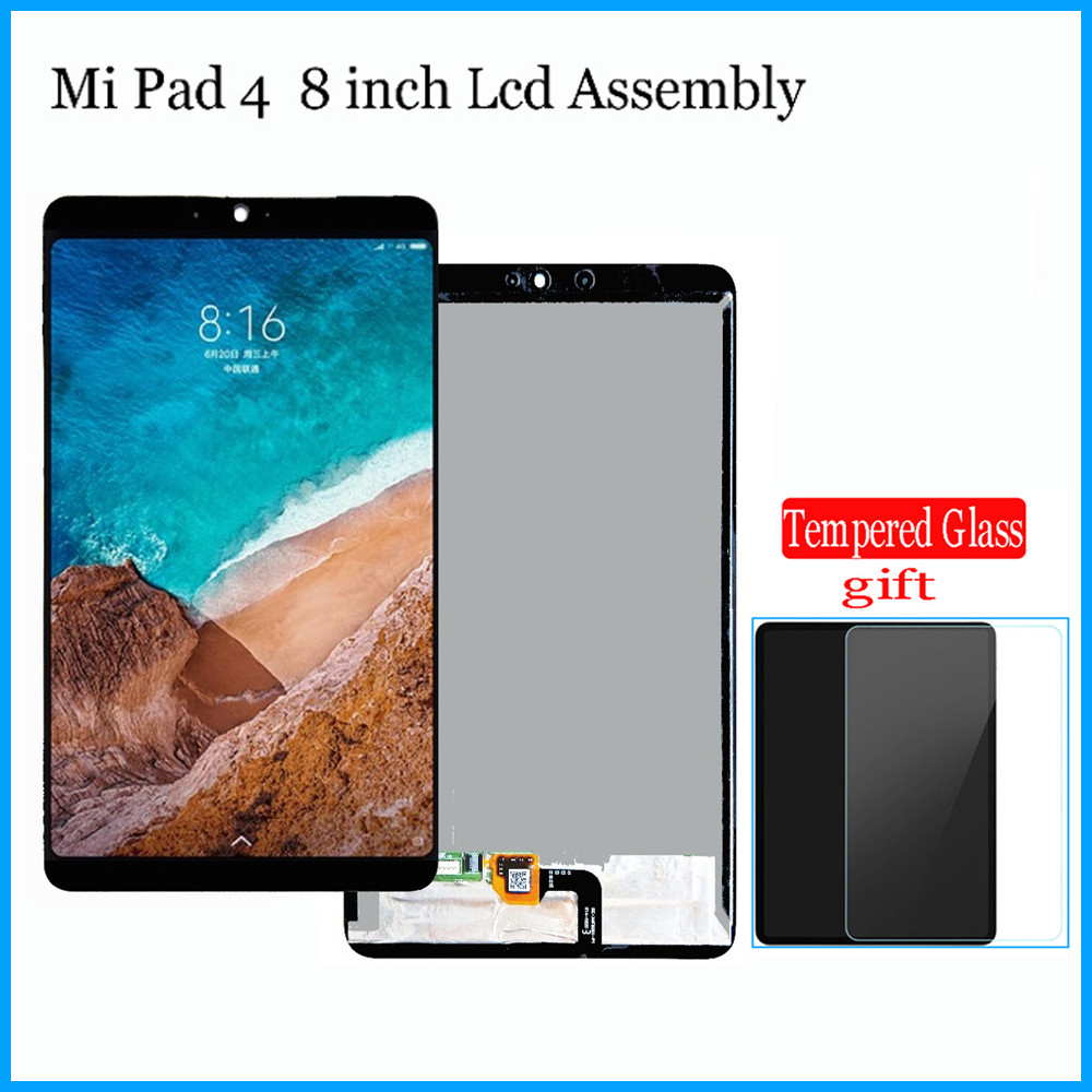 ใหม่ 8 "นิ้วสําหรับ Xiaomi Mi Pad 4 MiPad4 Mipad 4 MIUI จอแสดงผล LCD + หน้าจอสัมผัส Digitizer Full A