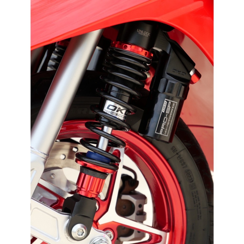 โช๊คหน้าLambretta G350รุ่นPro SP โช๊คOKDแท้ โช๊คโอเคดี ความยาว 315mm