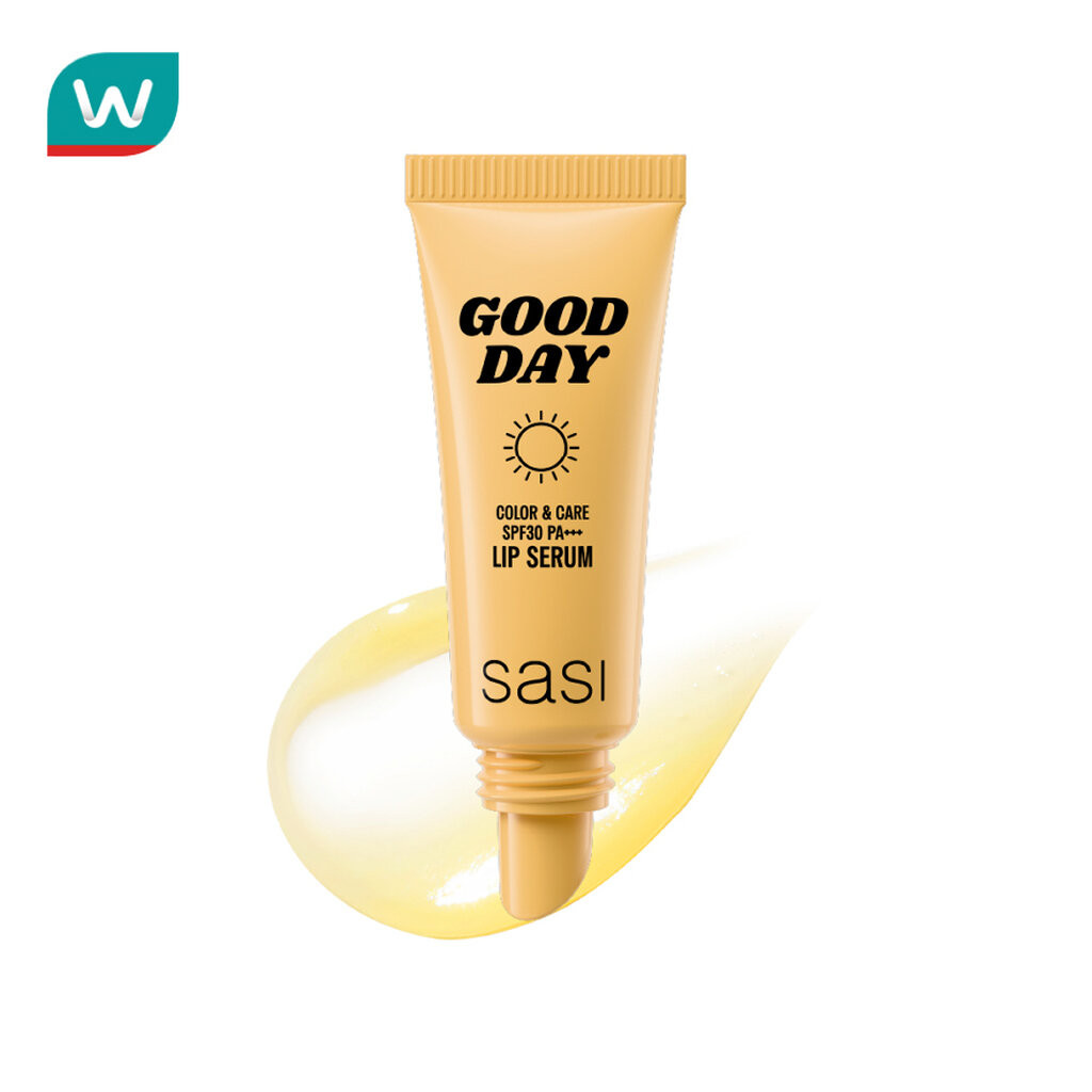 Sasi ศศิ กู๊ด เดย์ คัลเลอร์ แอนด์ แคร์ SPF30 PA+++ ลิป เซรั่ม 5ก.