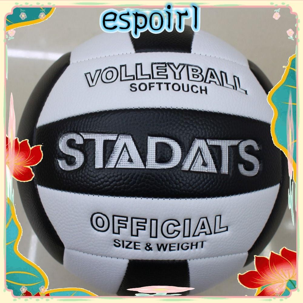 ลูกวอลเลย์บอล ESR ขนาด 5, พัฟเวอร์ดี สำหรับใช้ภายในอาคาร ระดับโปร และทนทานต่อการสึกหรอ เหมาะสำหรับนักเรียนใหม่