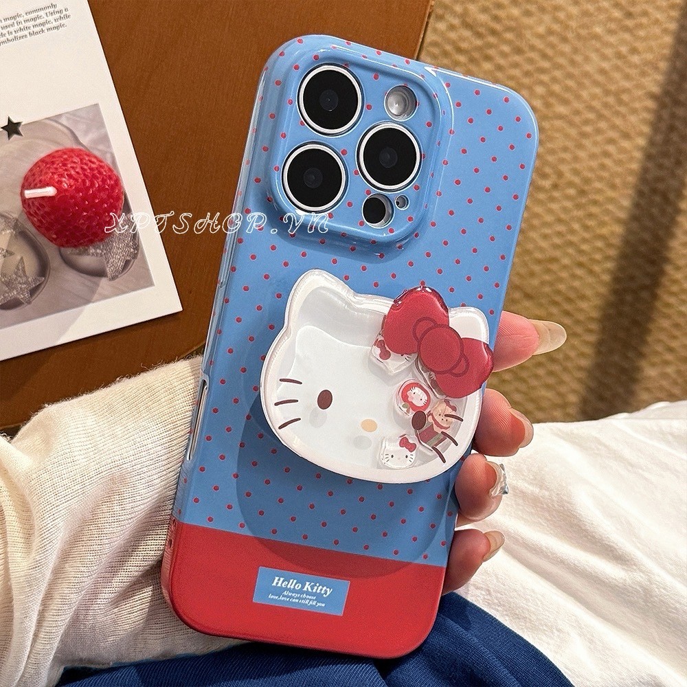 Splicing Kitty Flow Bracketเคสโทรศัพท์แบบนุ่มสําหรับiPhone 16ProMax 16Plus 15 14 13 12 11 กันกระแทกป้องกันปลอก