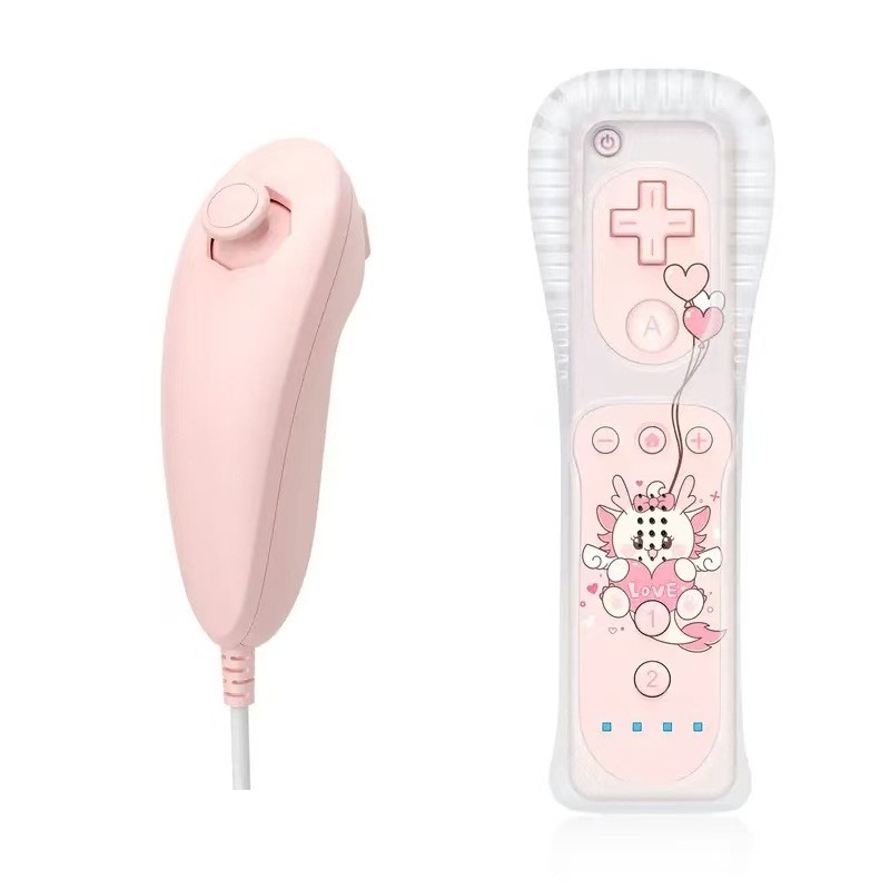 WII สไตล์ใหม่จับ Wii ซ้ายขวาจับ Wii เกม Wii ด้ามจับไร้สาย Wii ด้ามจับโค้ง