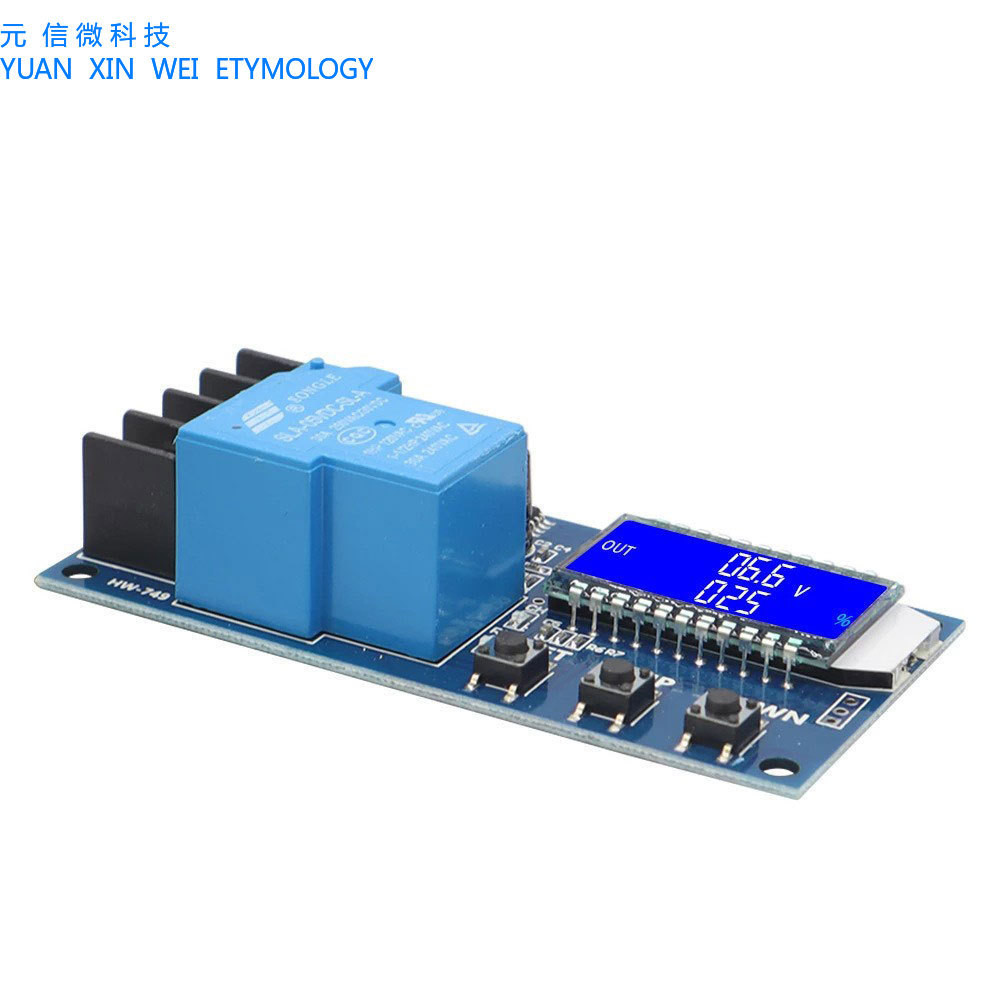 XY-L30A แบตเตอรี่โมดูลควบคุมการชาร์จแบบดิจิตอล Full Power Off Overcharge สวิตช์ควบคุม 6-60V