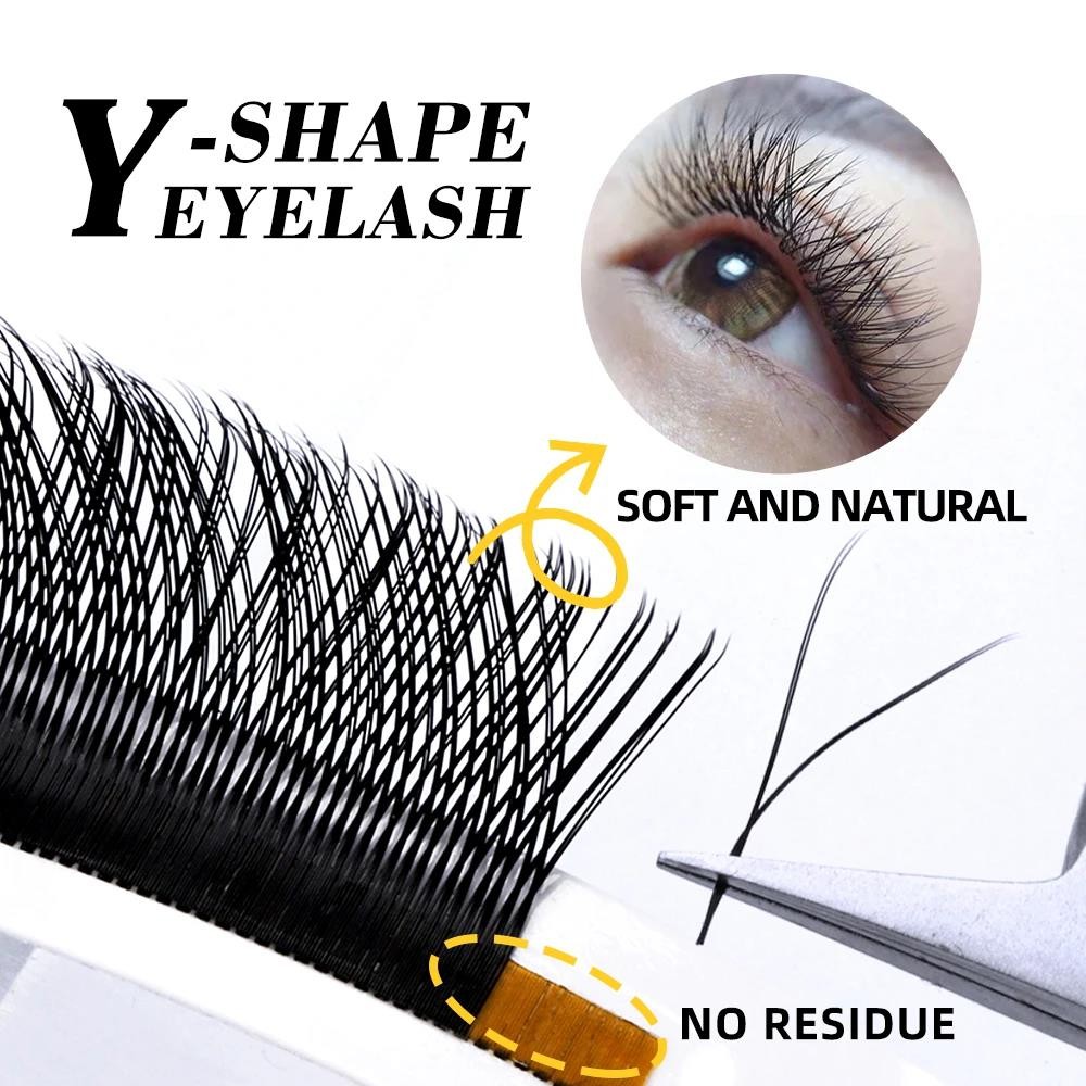 COD ขนตา Yelix YY 0.07L/L+/LC/LD/LU ขนตาบราซิลธรรมชาติ ต่อขนตา Y นุ่ม 8-15 มม. พัดลมปรับระดับเสียง P