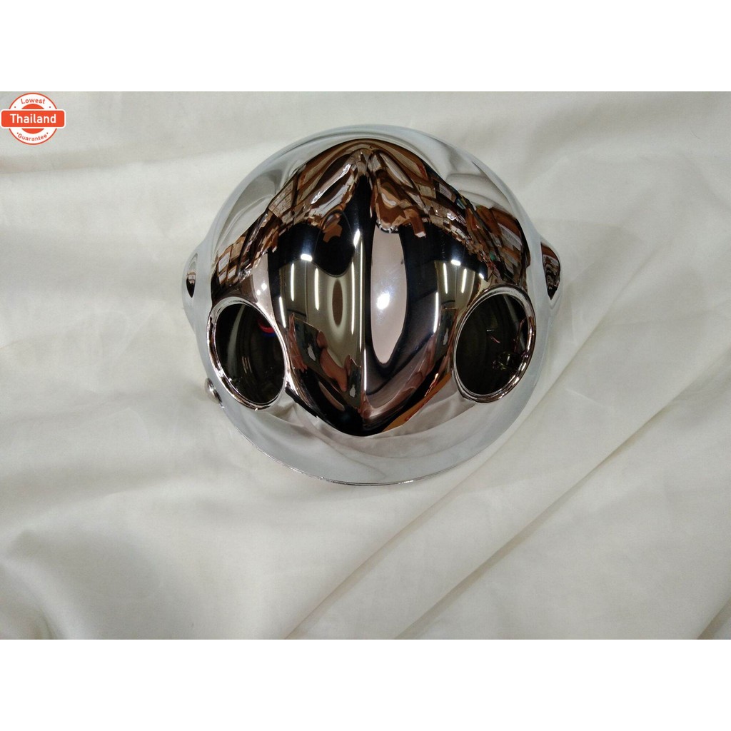 ไฟหน้า Dt100 Yl2 กว้าง 6 นิ้ว สีชุ สีดำ โคมไฟหน้า Dt100 YL2 เกรด A!!