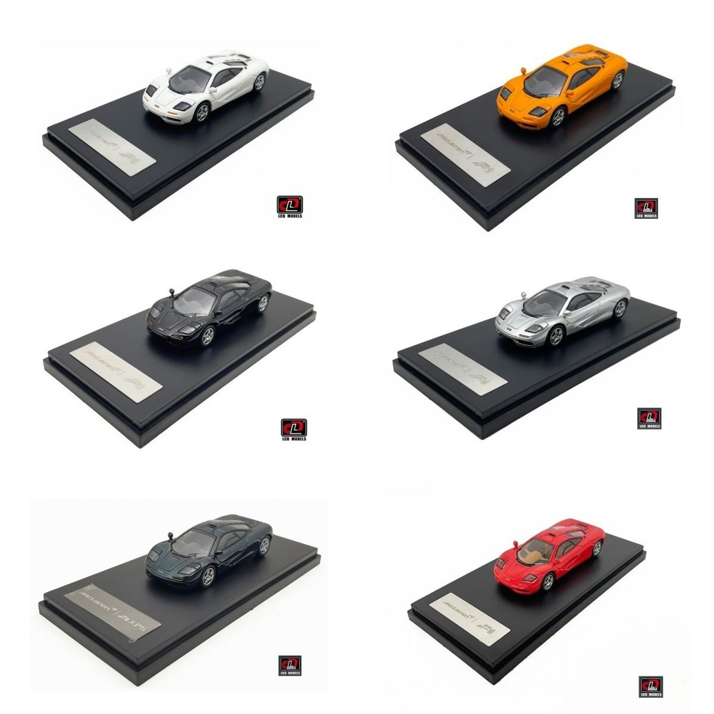 LCD1: 64 Mclaren Mclaren Mclaren F1 คอลเลกชันจําลองเครื่องประดับโมเดลรถโลหะผสม