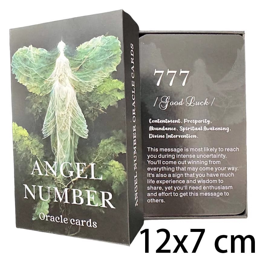 Angel Number Oracle Cards Angel Number Oracle Cards Angel Number Oracle Cards การ์ดเกมภาษาอังกฤษ 12 