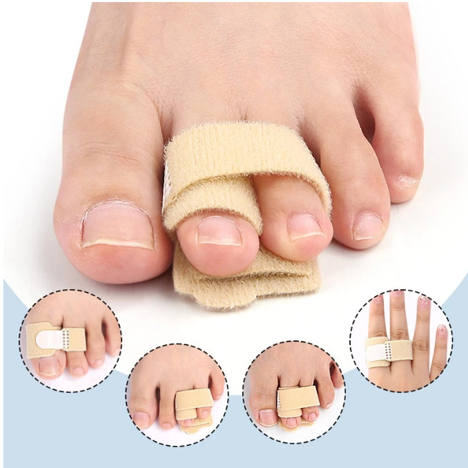 Toe Splint Cushion Bandage สําหรับการแก้ไข Hammer Head โค้งและซ้อนทับ Protector