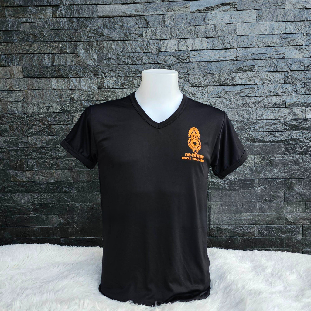 กองทัพบก(ทบ.) เสื้อรองในทหาร 100% cotton คอกลม แขนสั้น ละอายหาย ระบายอากาศ สำหรับทั้งเพศ ขนาด S-5XL [COD | พร้อมส่ง]