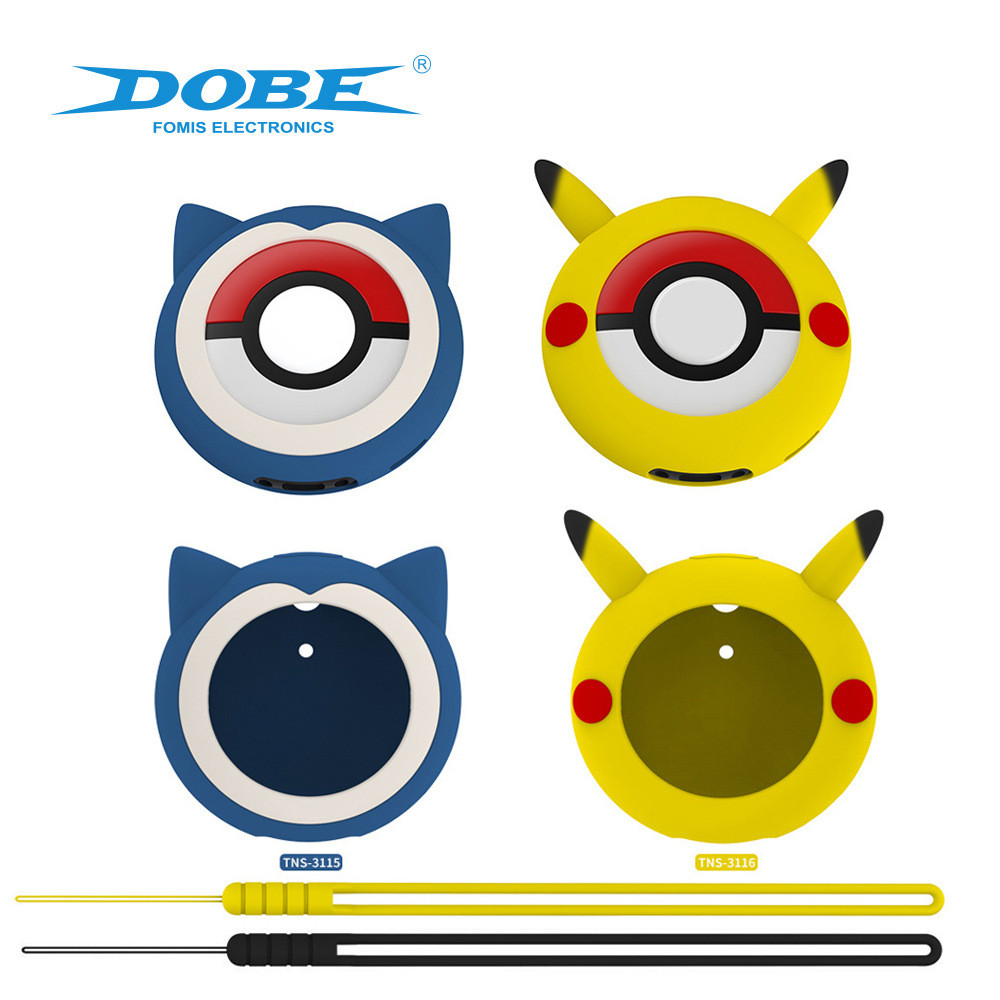 Pokémon Pokémon Pokémon GO Plus+เคสการ์ตูน Poké Ball Pikachu เคสซิลิโคนพร้อมสายคล้องมือ