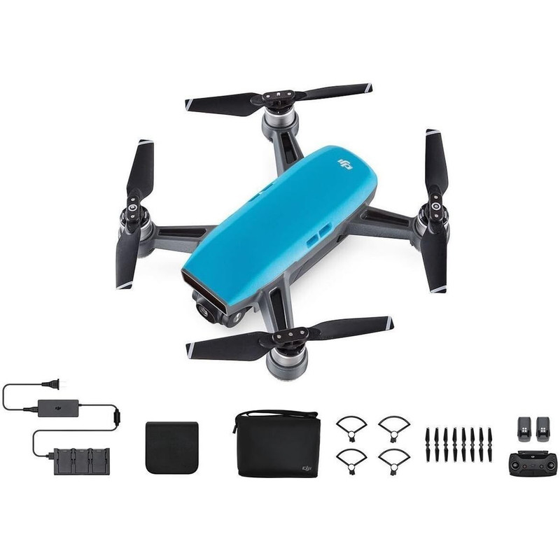 DJI Spark Fly More Combo Sky Blue - ได้รับการรับรองใหม่