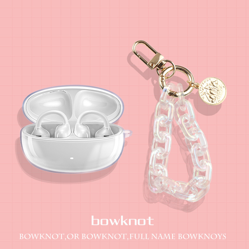 เคสหูฟังสําหรับ UGREEN ClipBuds Pro ปลอก TPU Clear หูฟัง Soft Shell Transpent หูฟังหูฟังผิวพร้อมเชือ