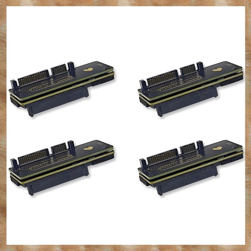 [KYG] การ์ดอะแดปเตอร์ HDD 4X ถึง SAS 6Gbps 3.0 22Pin ถึง SAS 29Pin การ์ดขยายสําหรับ SAS 2.5/3.5 นิ้ว