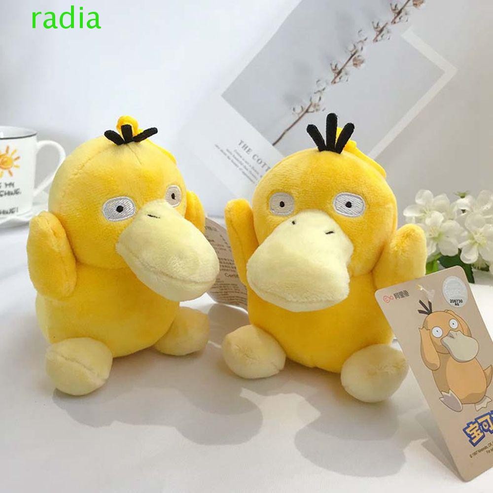 RADIANTZAP Pokemon Psyduck จี้กระเป๋าตกแต่งที่ไม่ซ้ํากันอะนิเมะตุ๊กตา Psyduck Key Chain เป็ดน้อยสีเห