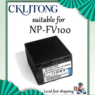 เหมาะสําหรับ Sony NP-FV100 แบตเตอรี่กล้อง HDR-XR550E 350E 15…